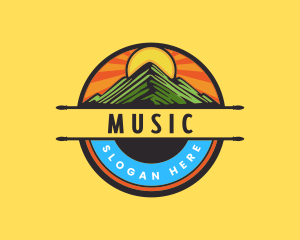 Peak Summit Mountain Logo