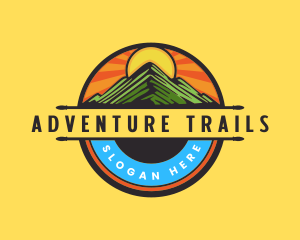 Peak Summit Mountain logo design