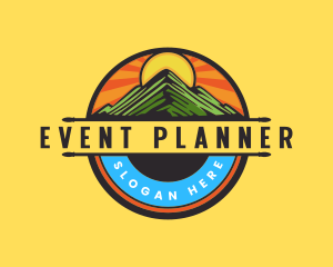 Peak - Peak Summit Mountain logo design