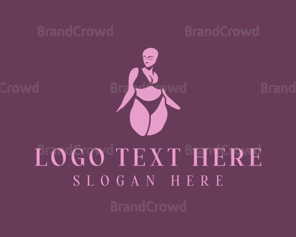 Seductive Woman Underwear Logo