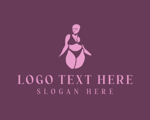 Feminine - Seductive Woman Underwear logo design