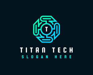 Digital Technology Software logo design