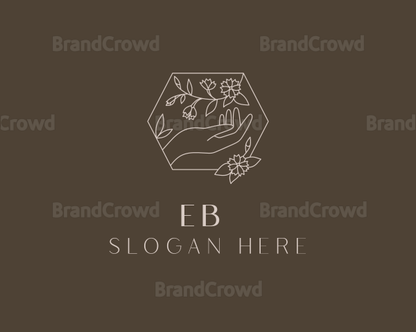 Flower Hand Salon Logo