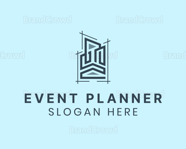 Abstract Building Plan Logo