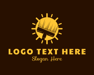 Natural Energy - Sunshine Vacuum Cleaning logo design