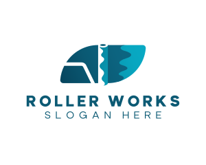 Roller - Roller Brush Painter logo design