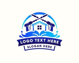 Washer - Pressure Washer Cleaner logo design