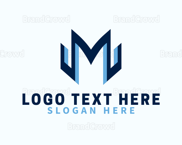 Company Business Letter M Logo