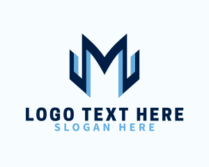 Corporation - Company Business Letter M logo design