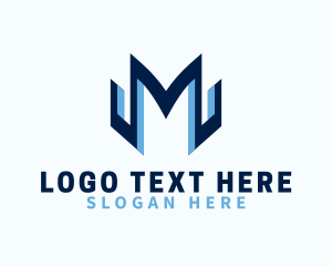 Letter M - Company Business Letter M logo design