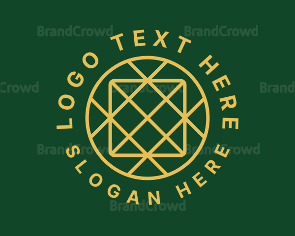 Woven Textile Pattern Logo