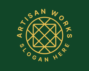 Craftsman - Woven Textile Pattern logo design
