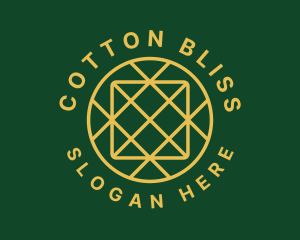 Woven Textile Pattern logo design