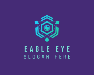 Digital Tech Eye Surveillance logo design