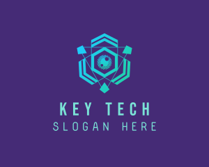 Digital Tech Eye Surveillance logo design