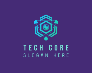 Digital Tech Eye Surveillance logo design