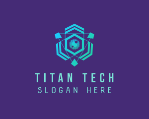 Digital Tech Eye Surveillance logo design