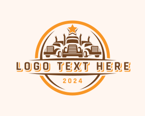 Auto - Trailer Truck Garage logo design