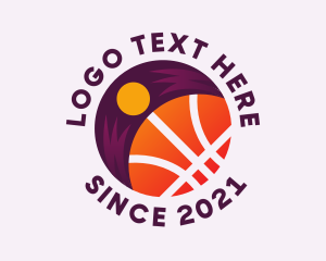 Abstract Turban Basketball Logo