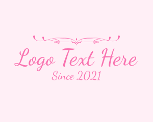 Romantic - Feminine Luxury Cosmetics logo design