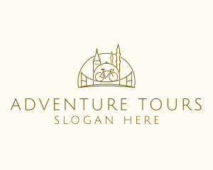 Tour - City Bicycle Travel Tour logo design