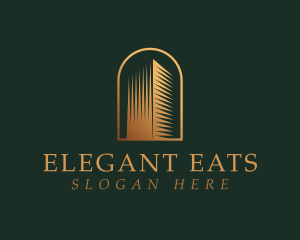 Elegant Modern Building logo design