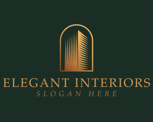 Elegant Modern Building logo design