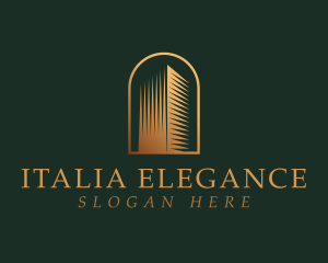 Elegant Modern Building logo design