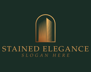 Elegant Modern Building logo design