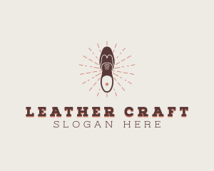 Leather - Leather Formal Shoes logo design