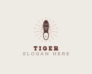 Leather Shoes - Leather Formal Shoes logo design