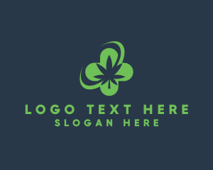 Plant - Organic Leaf Cannabis logo design