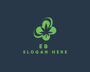 Oil - Organic Leaf Cannabis logo design