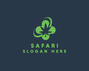 Orbit - Organic Leaf Cannabis logo design