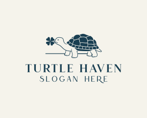 Clover Leaf Turtle logo design