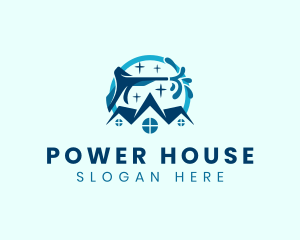 Power Wash Housekeeping Logo