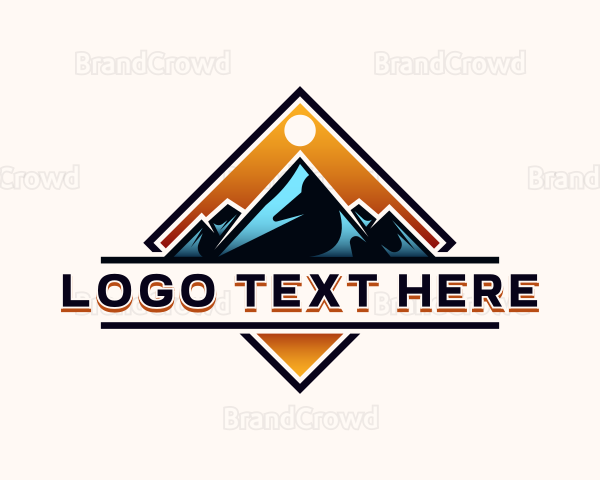 Outdoor Mountain Adventure Logo