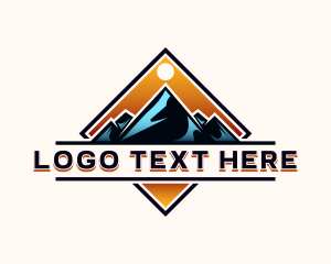 Travel Agency - Outdoor Mountain Adventure logo design