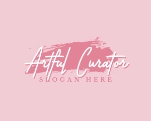 Beauty Makeup Artist Wordmark logo design