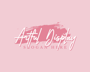 Beauty Makeup Artist Wordmark logo design