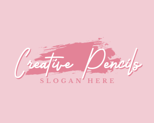 Beauty Makeup Artist Wordmark logo design