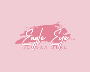 Beauty Makeup Artist Wordmark logo design