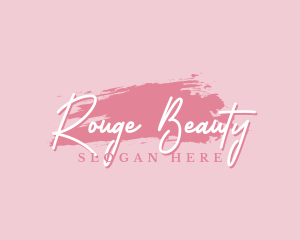 Beauty Makeup Artist Wordmark logo design