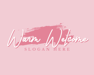 Beauty Makeup Artist Wordmark logo design