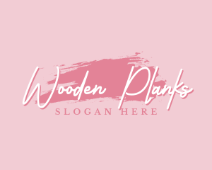 Beauty Makeup Artist Wordmark logo design