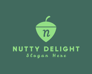 Hazelnut - Nut Shield Almond logo design