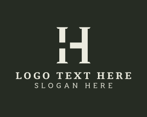 Law - Paralegal Firm Letter H logo design