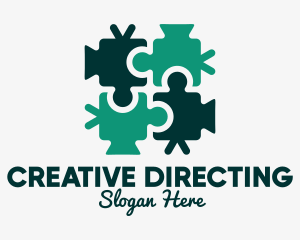 Directing - Video Cam Puzzle logo design