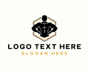Bicep - Strong Human CrossFit logo design