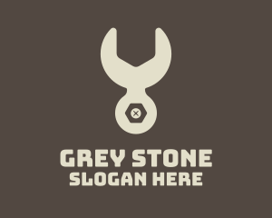 Grey - Grey Bull Wrench logo design